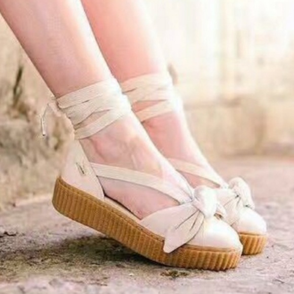 Fenty by Rihanna Bow tie up creepers size 8 - Picture 3 of 8